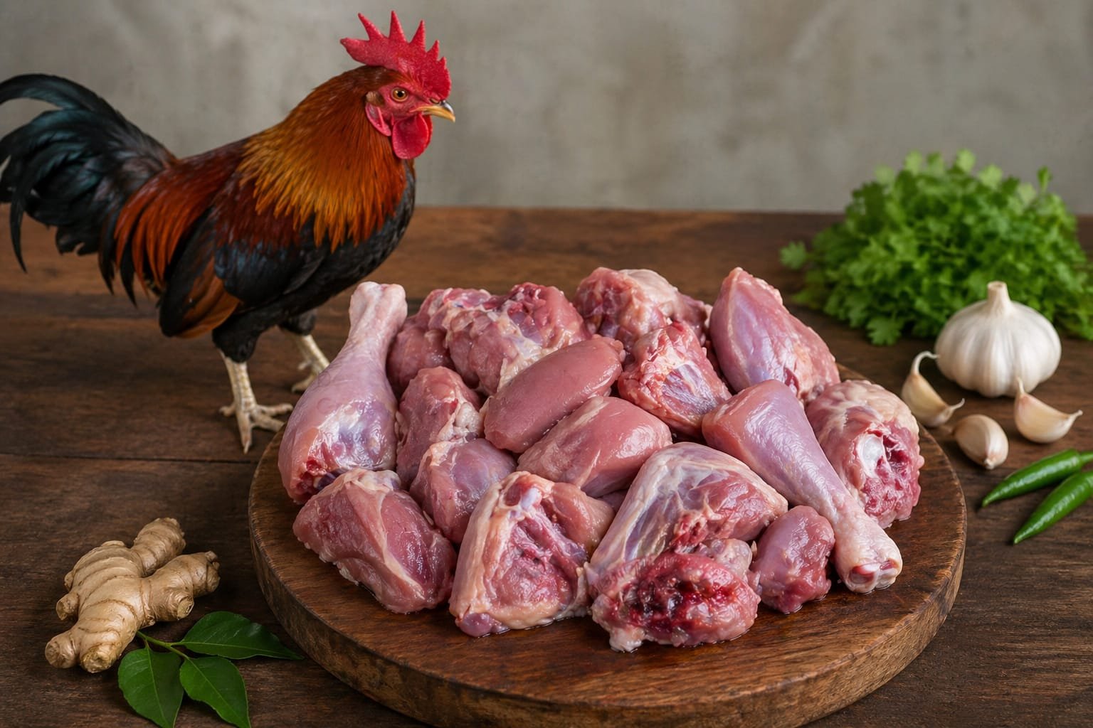 Fresh Desi Chicken (Country Chicken – Rich Flavor & High Protein)